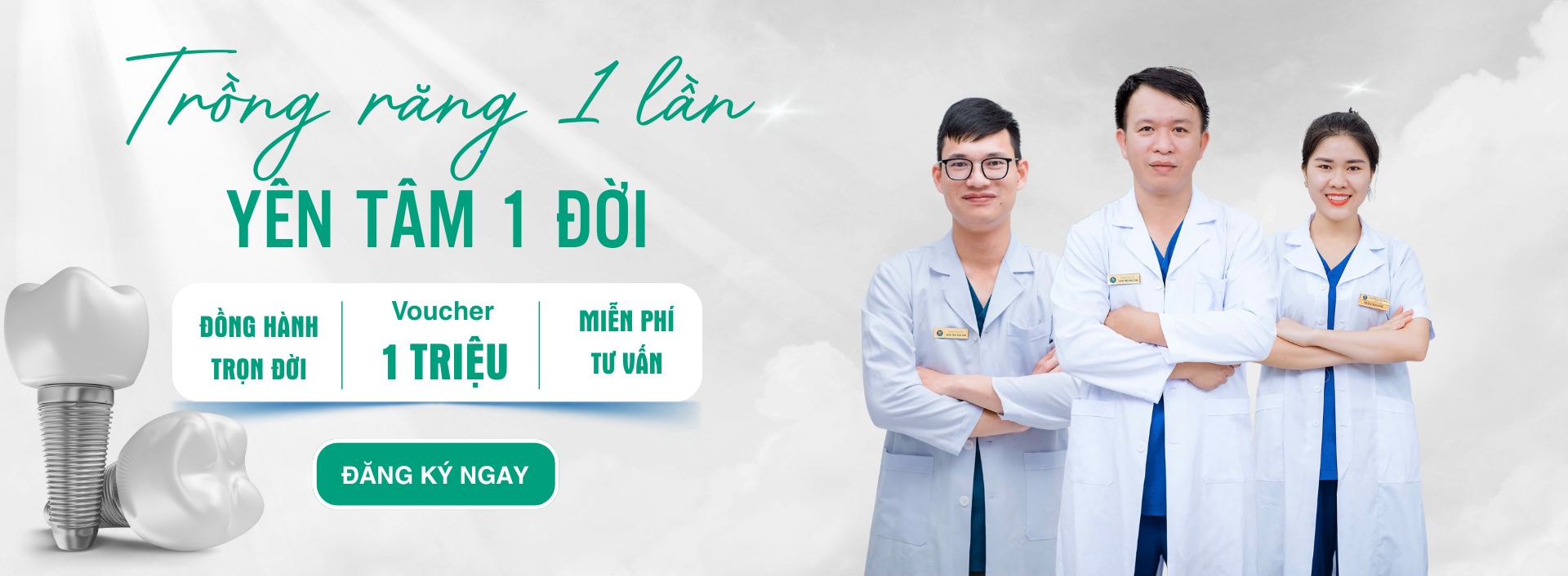 banner trồng răng implant