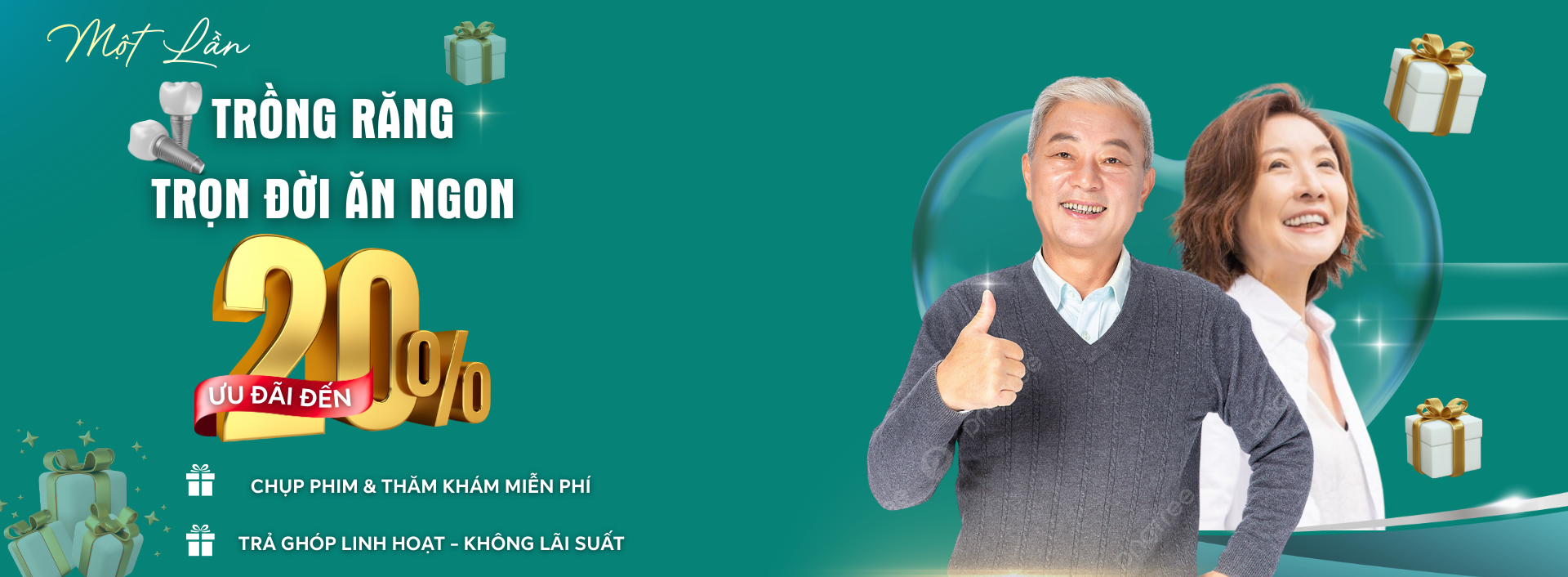 banner trồng răng implant