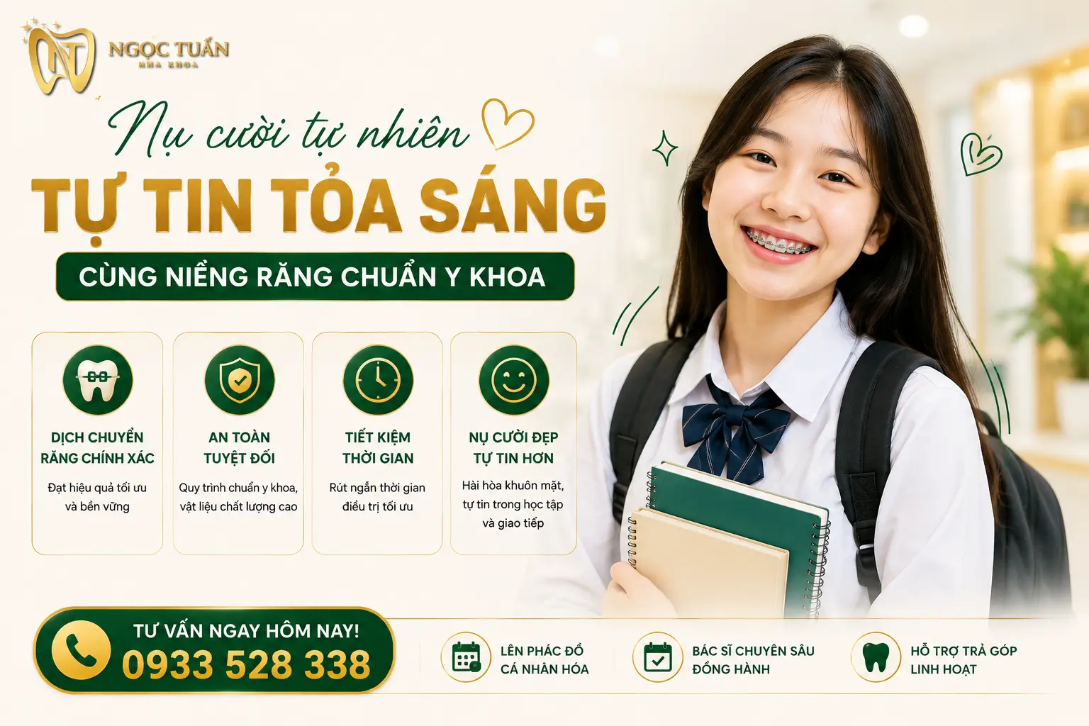 Độ tuổi vàng niềng răng từ 12 đến 16 tuổi