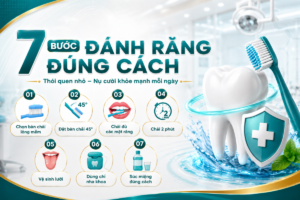 7 bước đánh răng đúng cách theo khuyến cáo của bác sĩ | Nha khoa Ngọc Tuấn