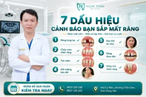 7 dấu hiệu cảnh báo bạn sắp mất răng