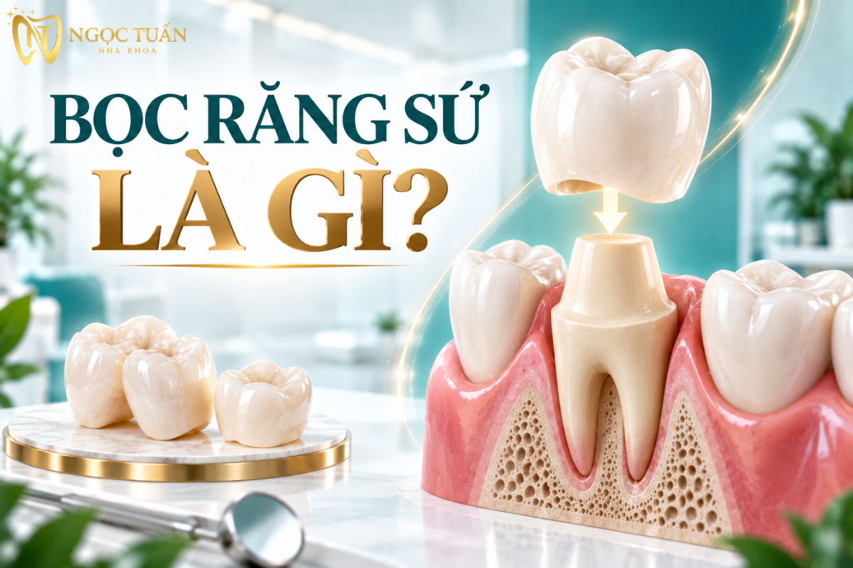 Bọc răng sứ là phương pháp sử dụng mão phục hình bao phủ phần răng thật đã được chuẩn bị trong những trường hợp có chỉ định.
