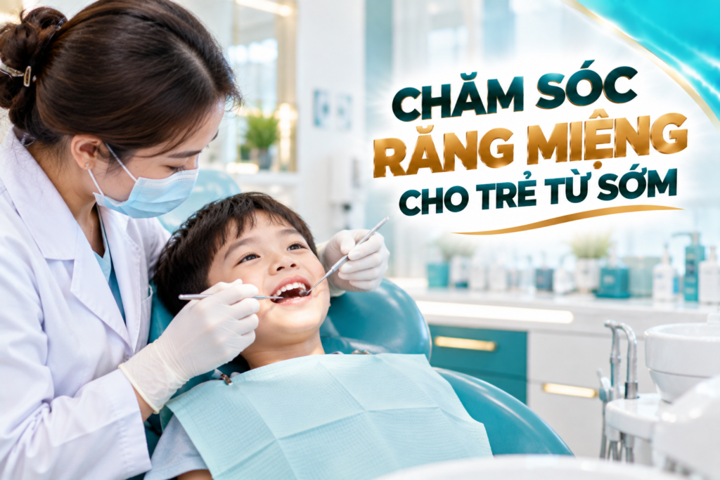 Khám răng trẻ em giúp theo dõi răng sữa, quá trình thay răng và phòng ngừa các bệnh lý răng miệng từ sớm.
