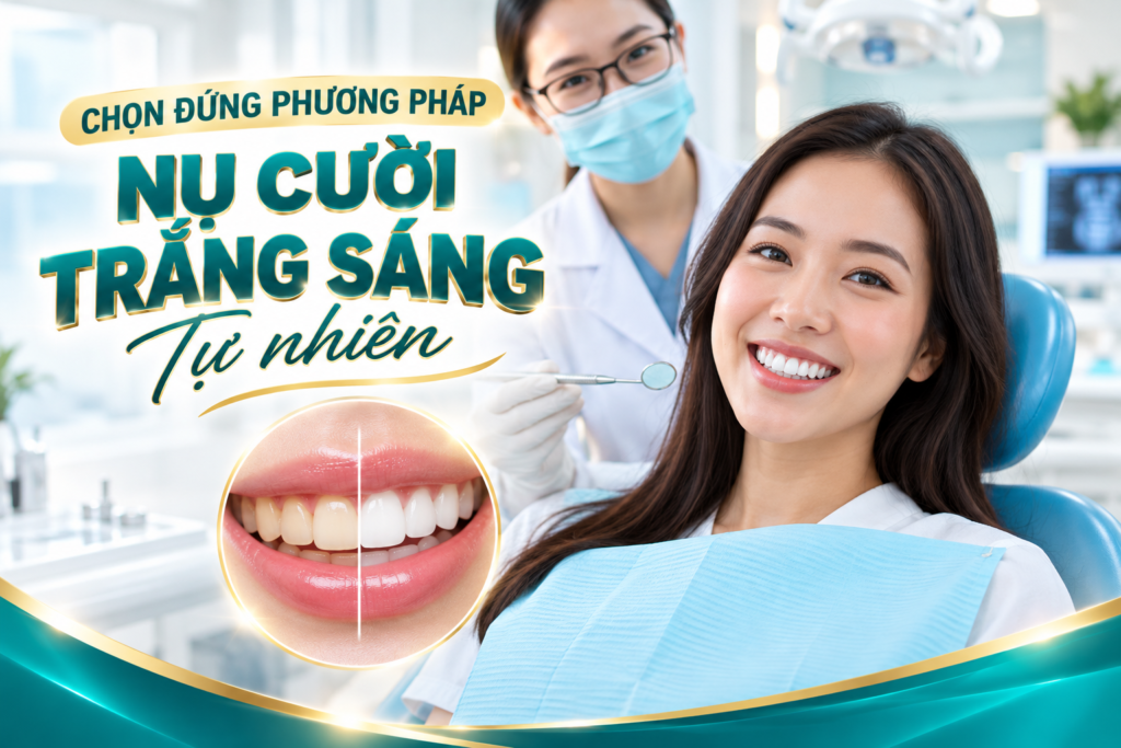 Tẩy trắng răng tại nha khoa được thực hiện dưới sự kiểm soát chuyên môn, thường giúp cải thiện màu răng trong thời gian ngắn.