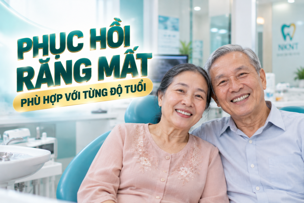 Phục hồi răng mất bằng Implant cần được cá nhân hóa theo sức khỏe, tình trạng xương hàm và nhu cầu ăn nhai của từng người.